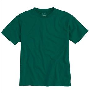 L.L. Bean Mens Carefree Unshrinkable T-shirt